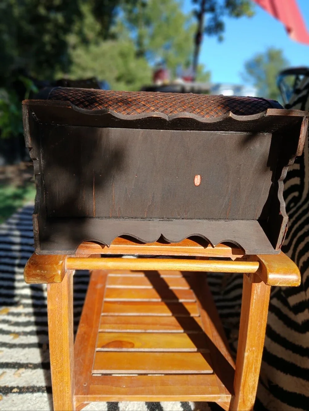 Vintage Ratan Magazine Rack *See Description*